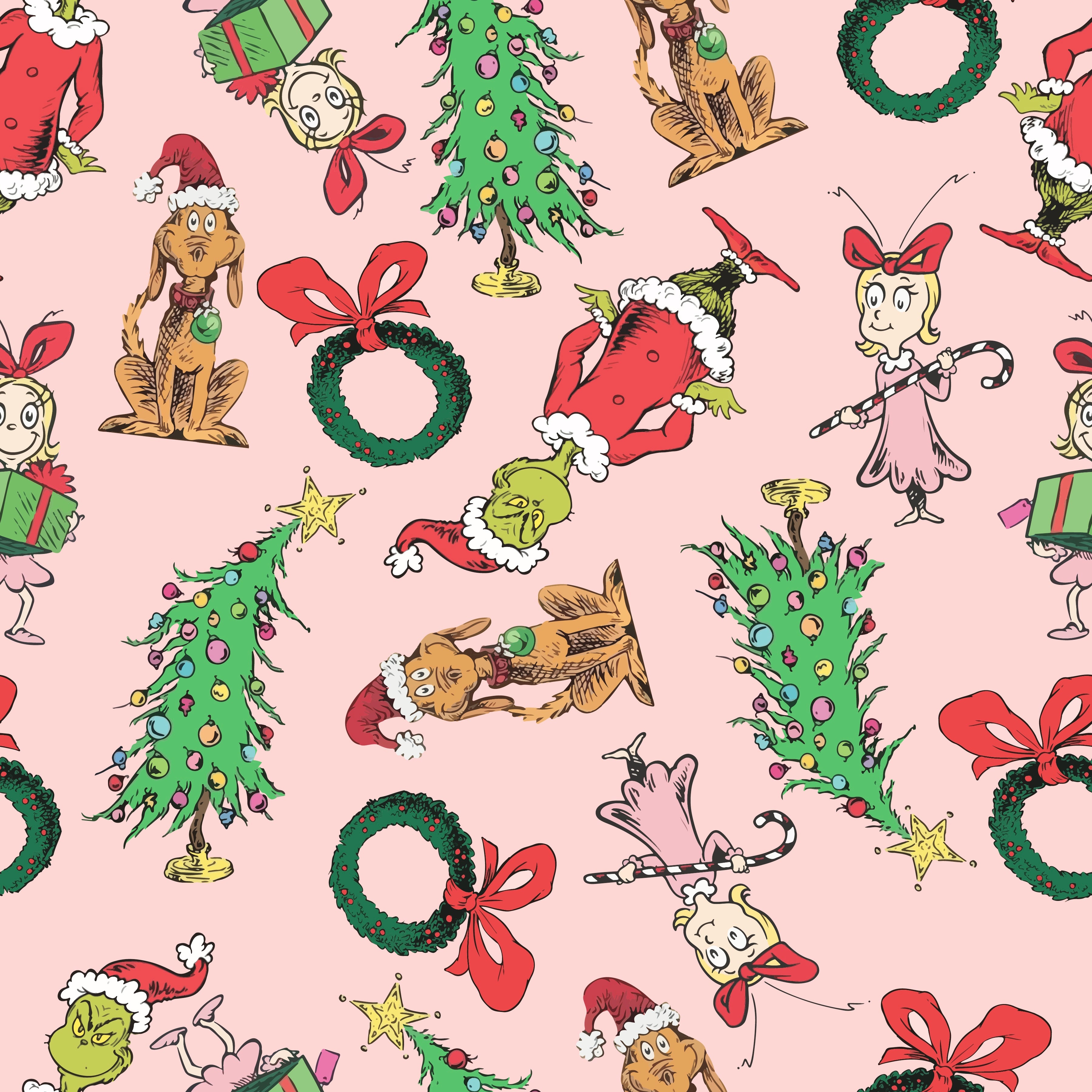 Girls Grinch Knit Pajama Zippy RTS