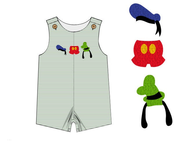 PRE ORDER Boys French Knot Classic Trio Romper ETA: JULY
