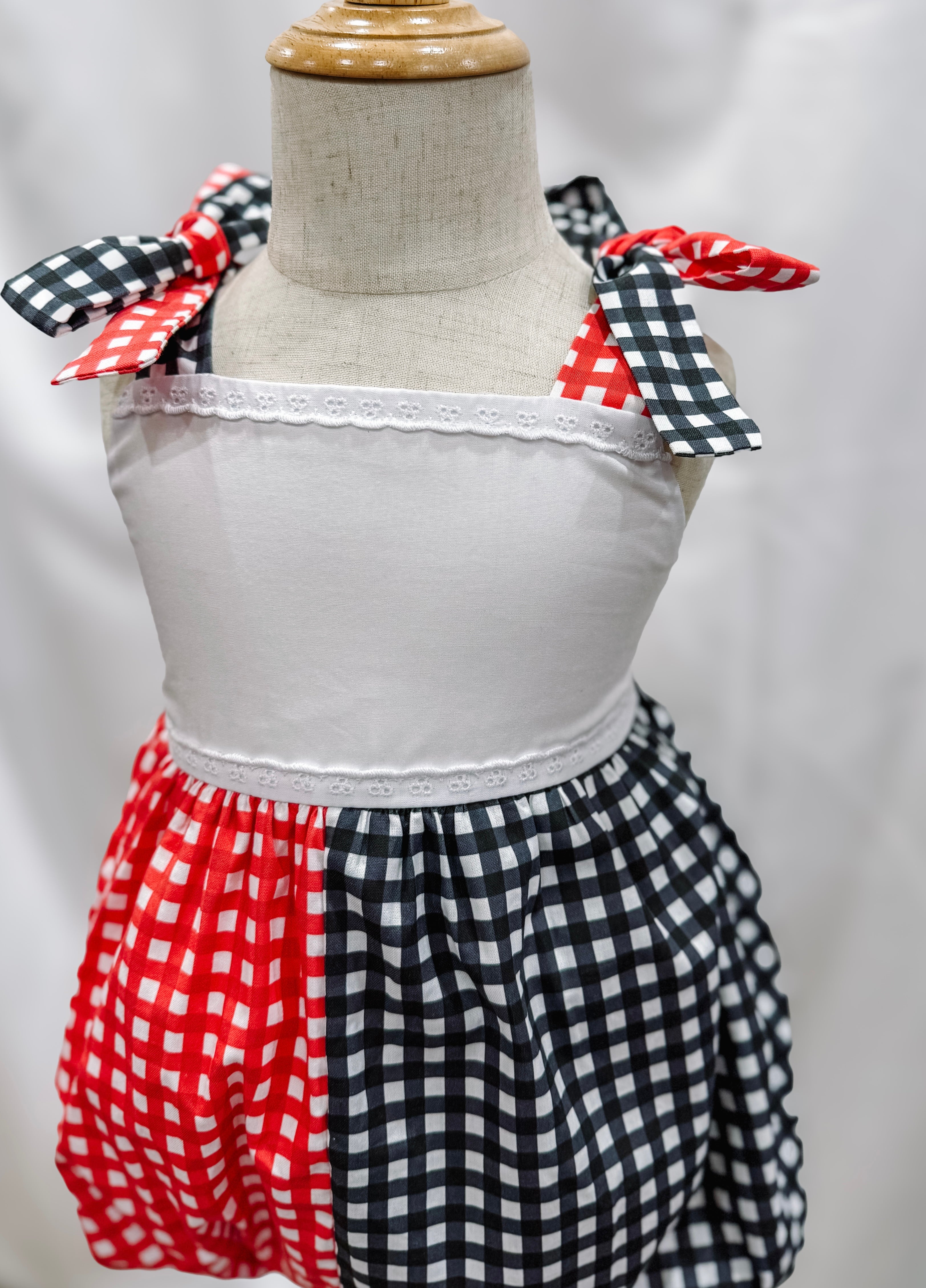 Red & Black Gingham Bubble