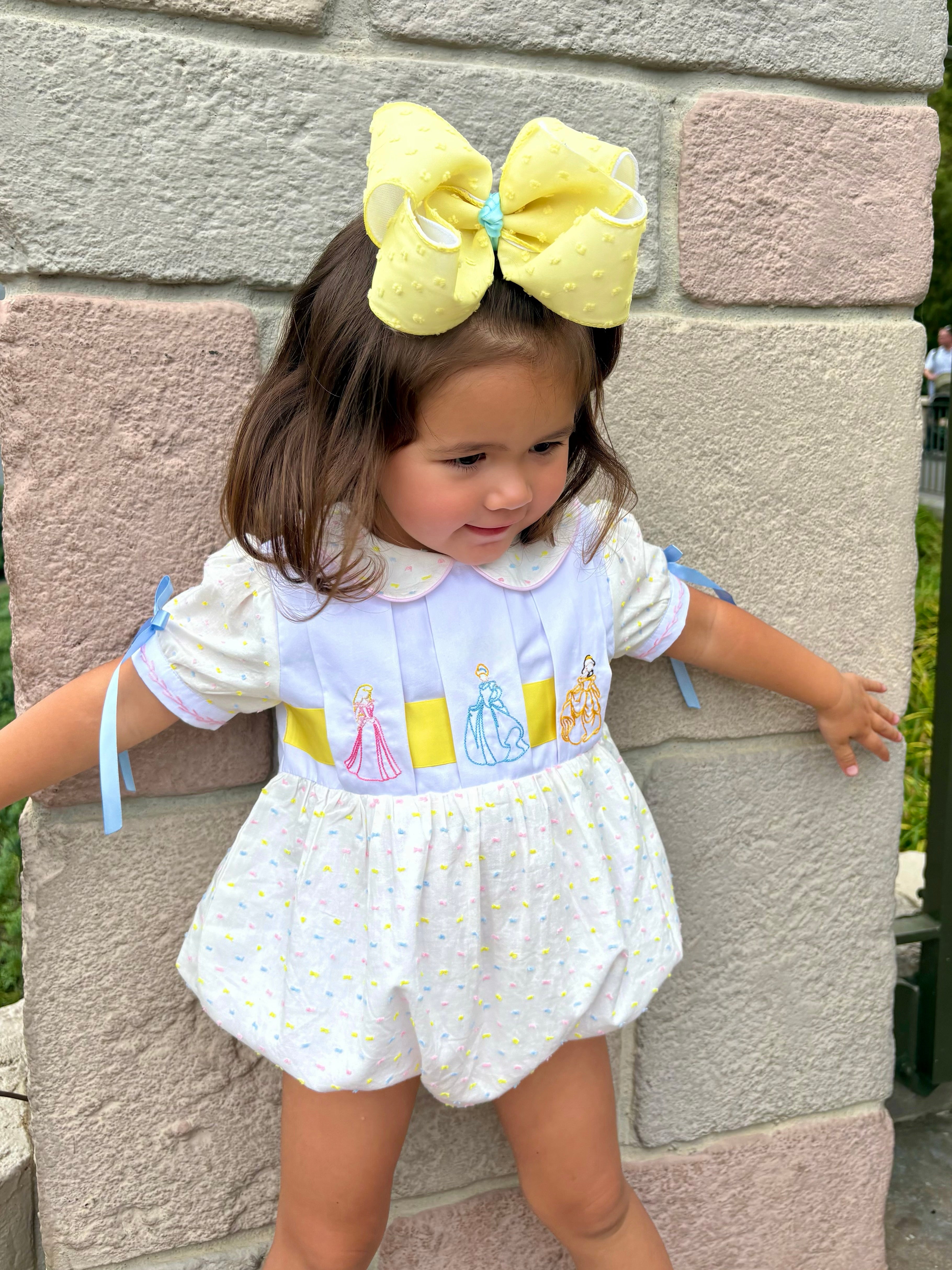 Girls Princess Embroidery Bubble RTS