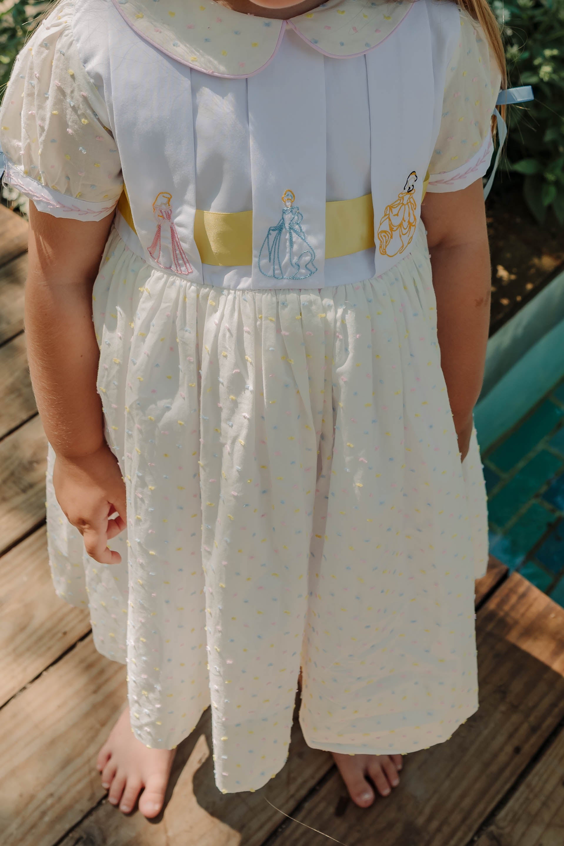 Girls Princess Embroidery Dress RTS