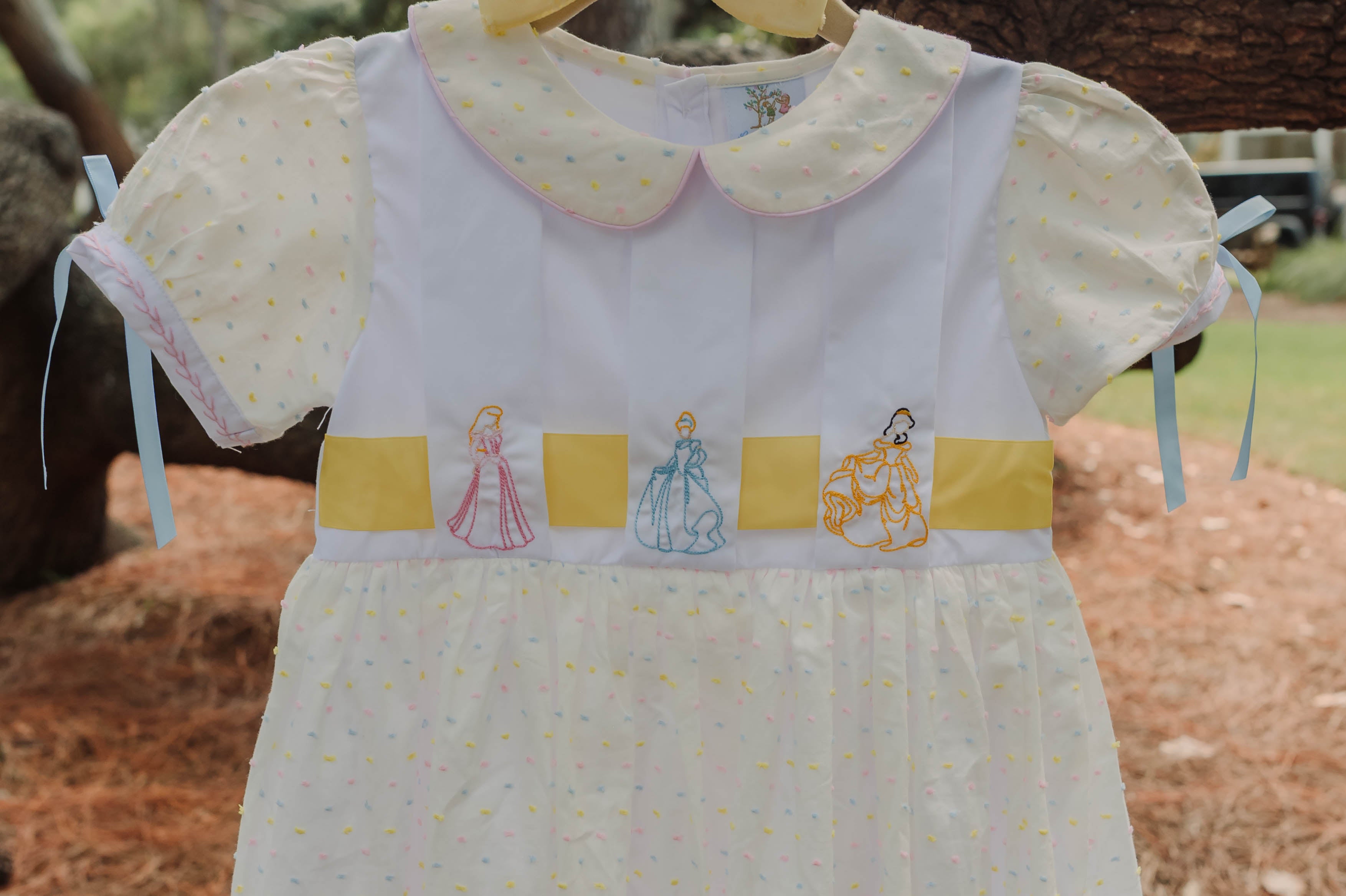 Girls Princess Embroidery Dress RTS