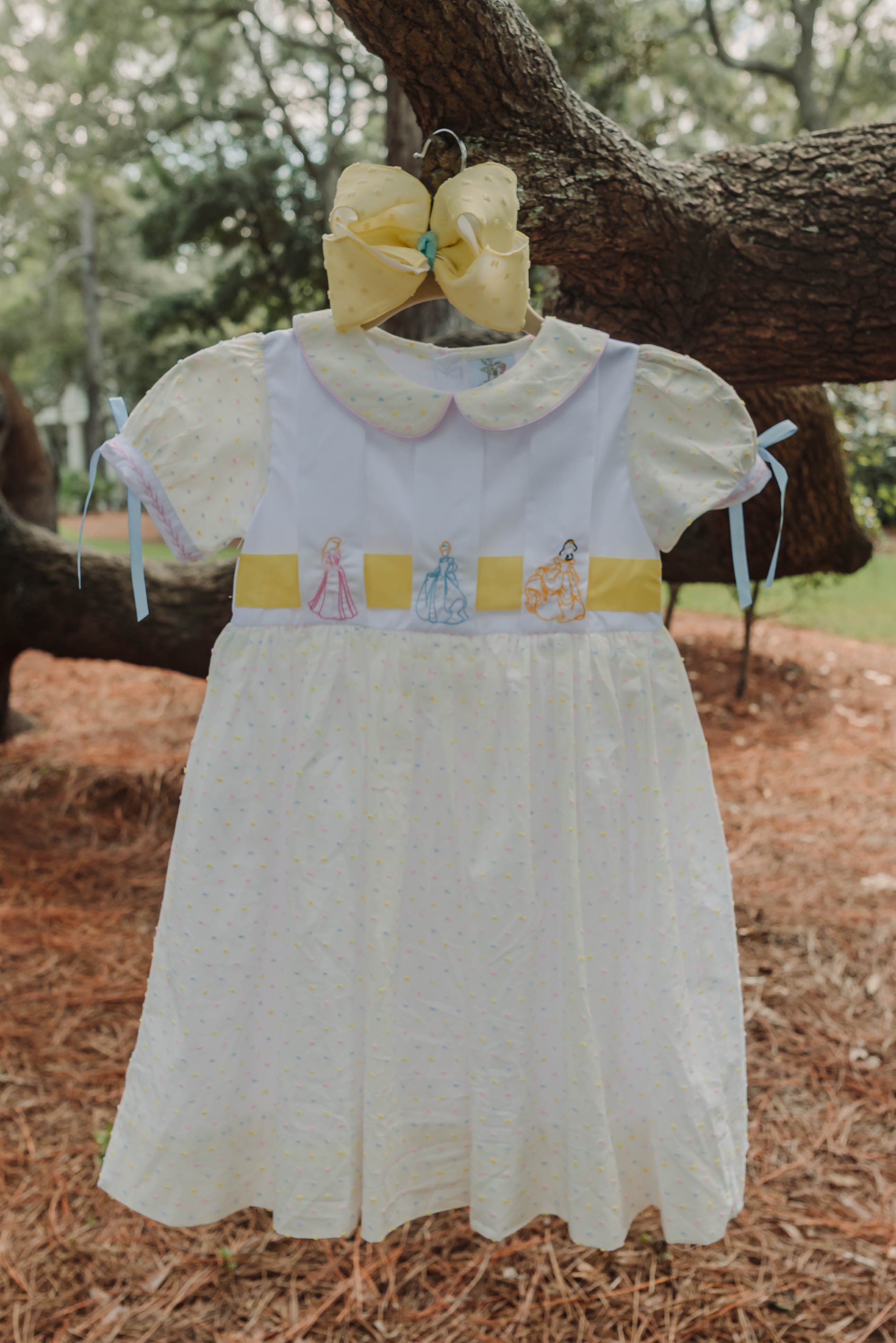 Girls Princess Embroidery Dress RTS