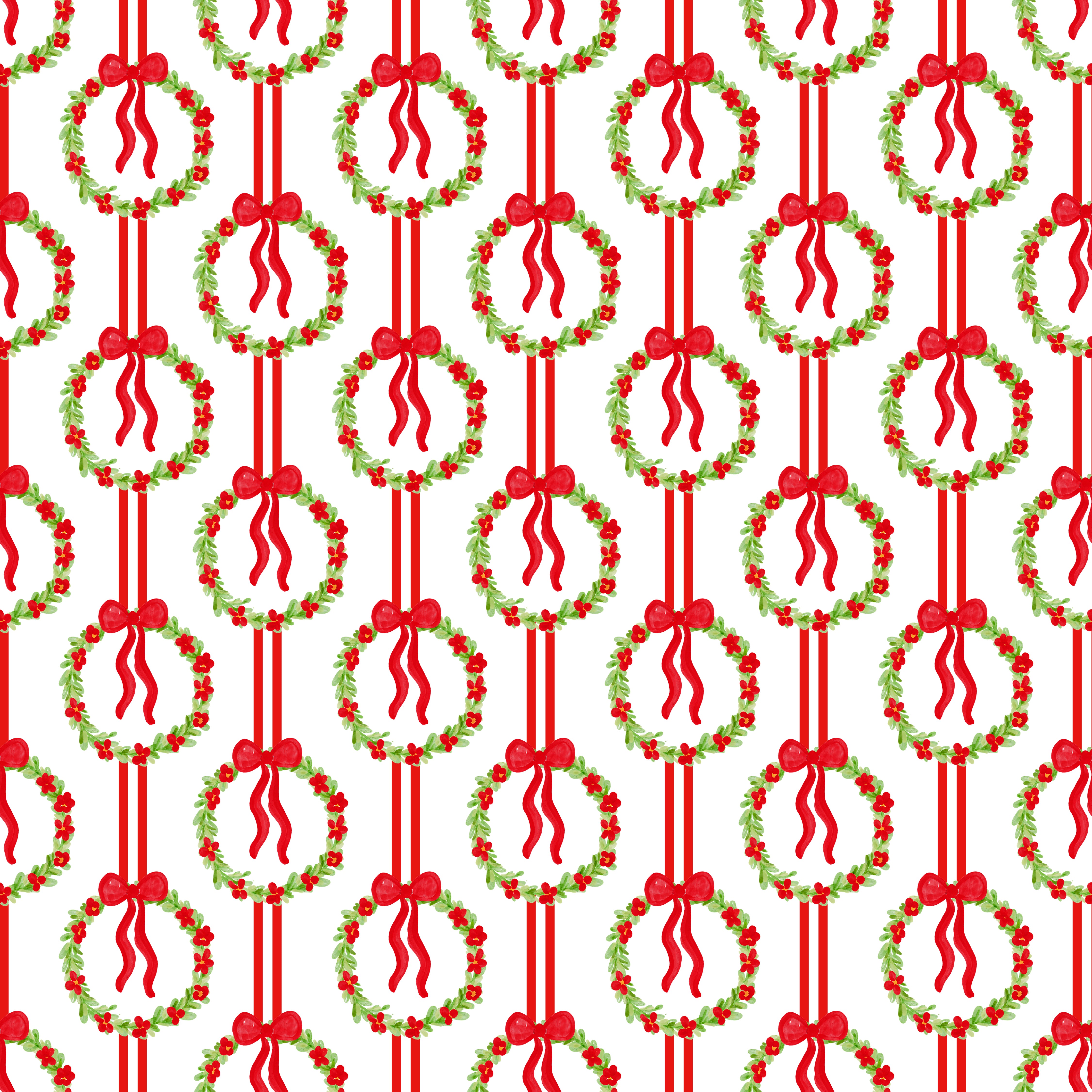 Girls Christmas Wreath Knit Legging Set RTS