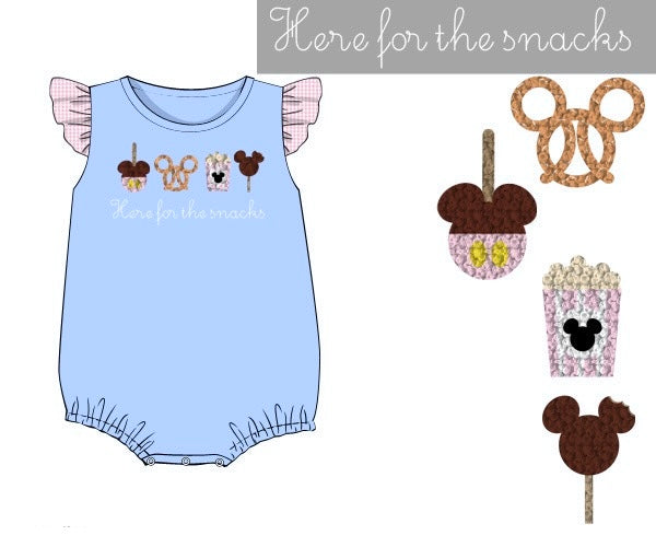 Girls French Knot Snacks Bubble RTS