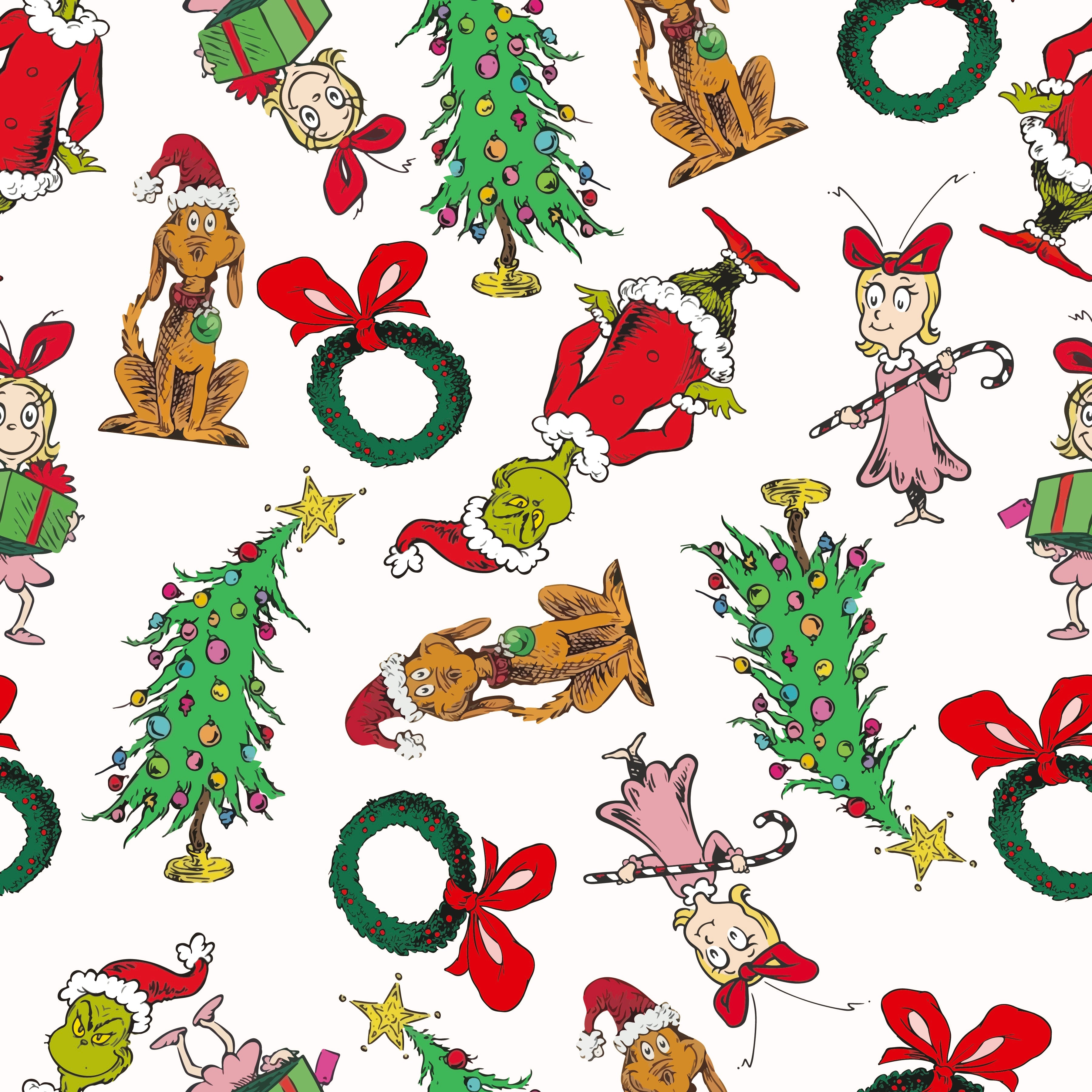Boys Grinch Knit Pajamas RTS