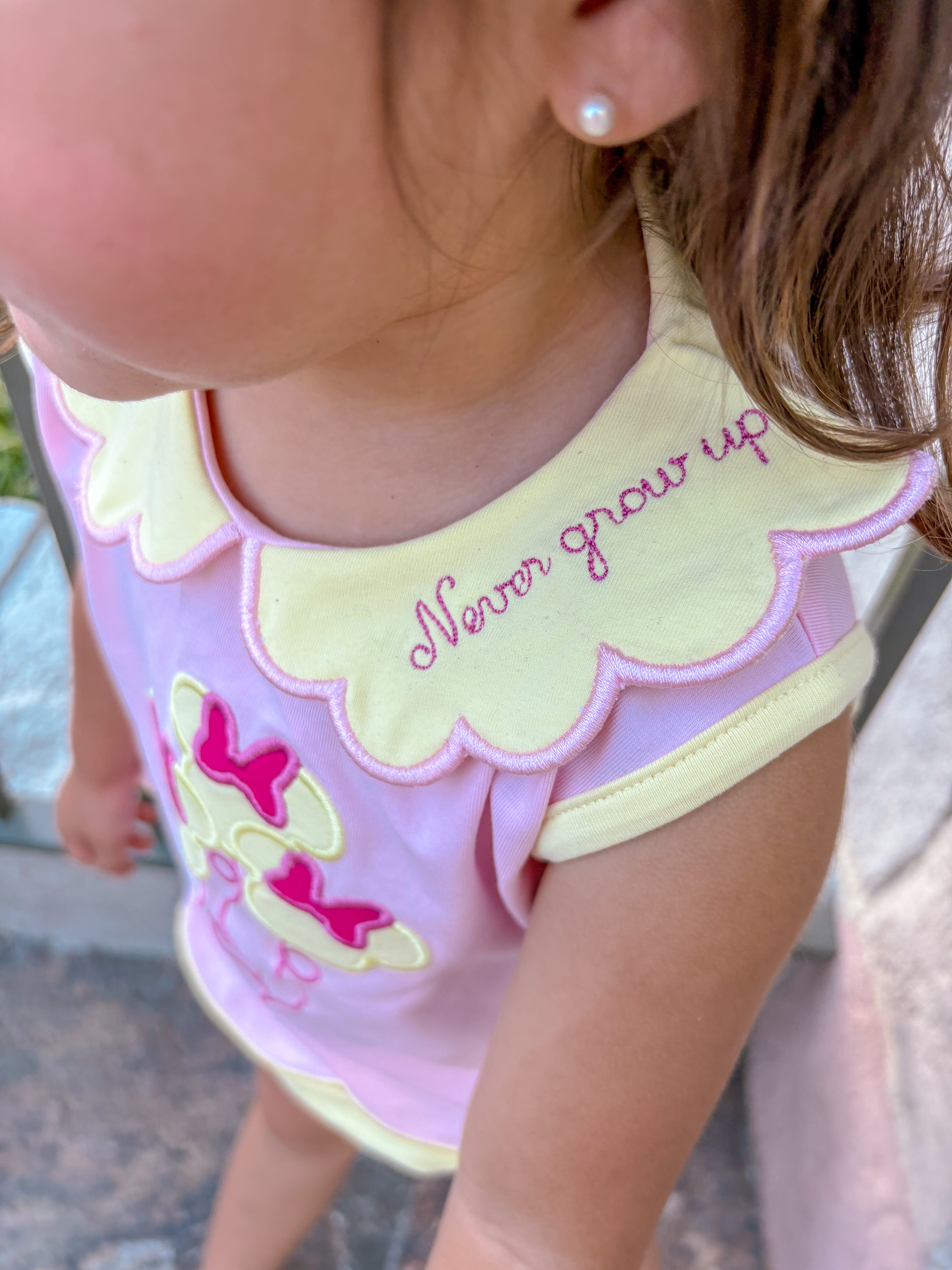 Girls Mouse Balloons Diaper Set RTS