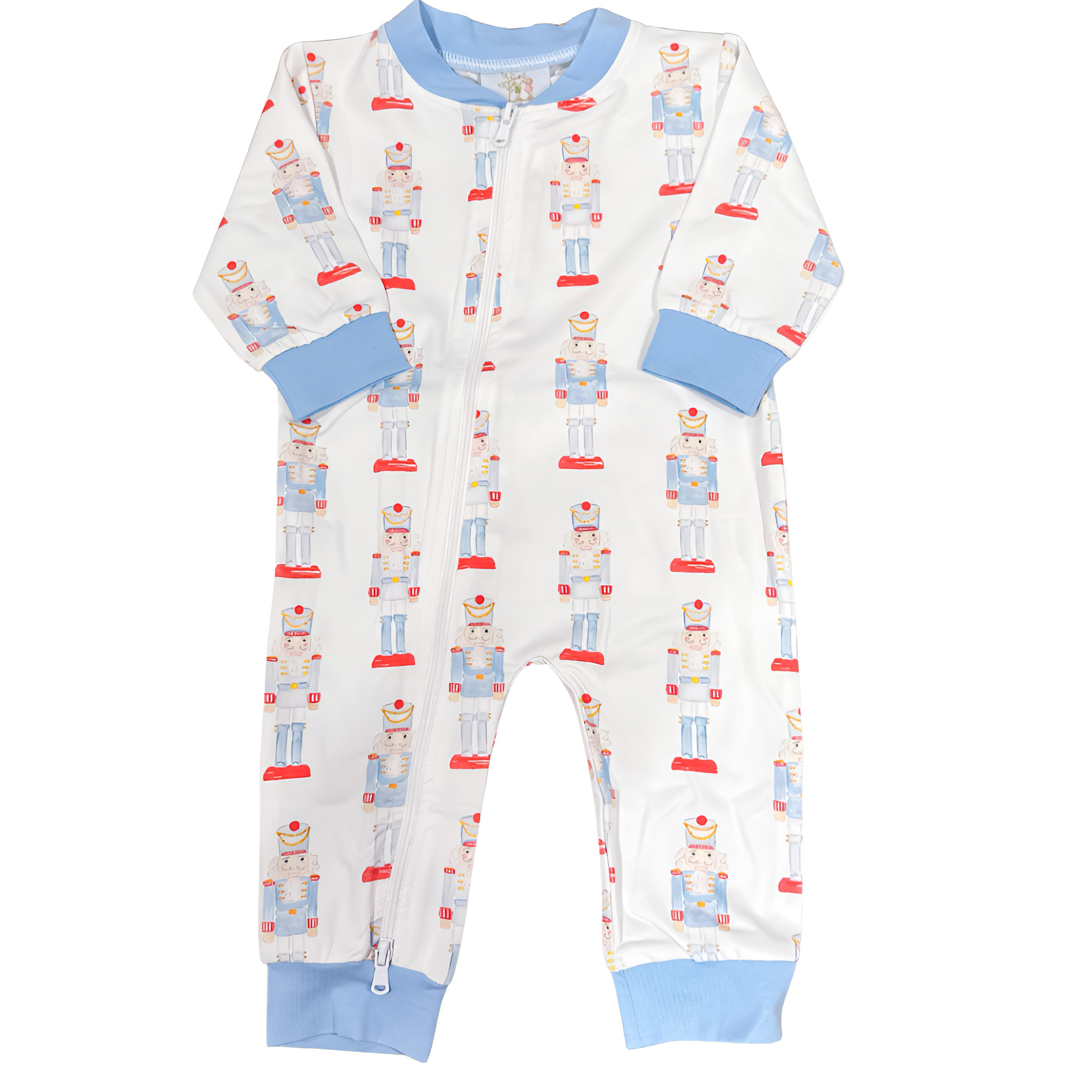 Boys Nutcracker Knit Pajama Zippy RTS