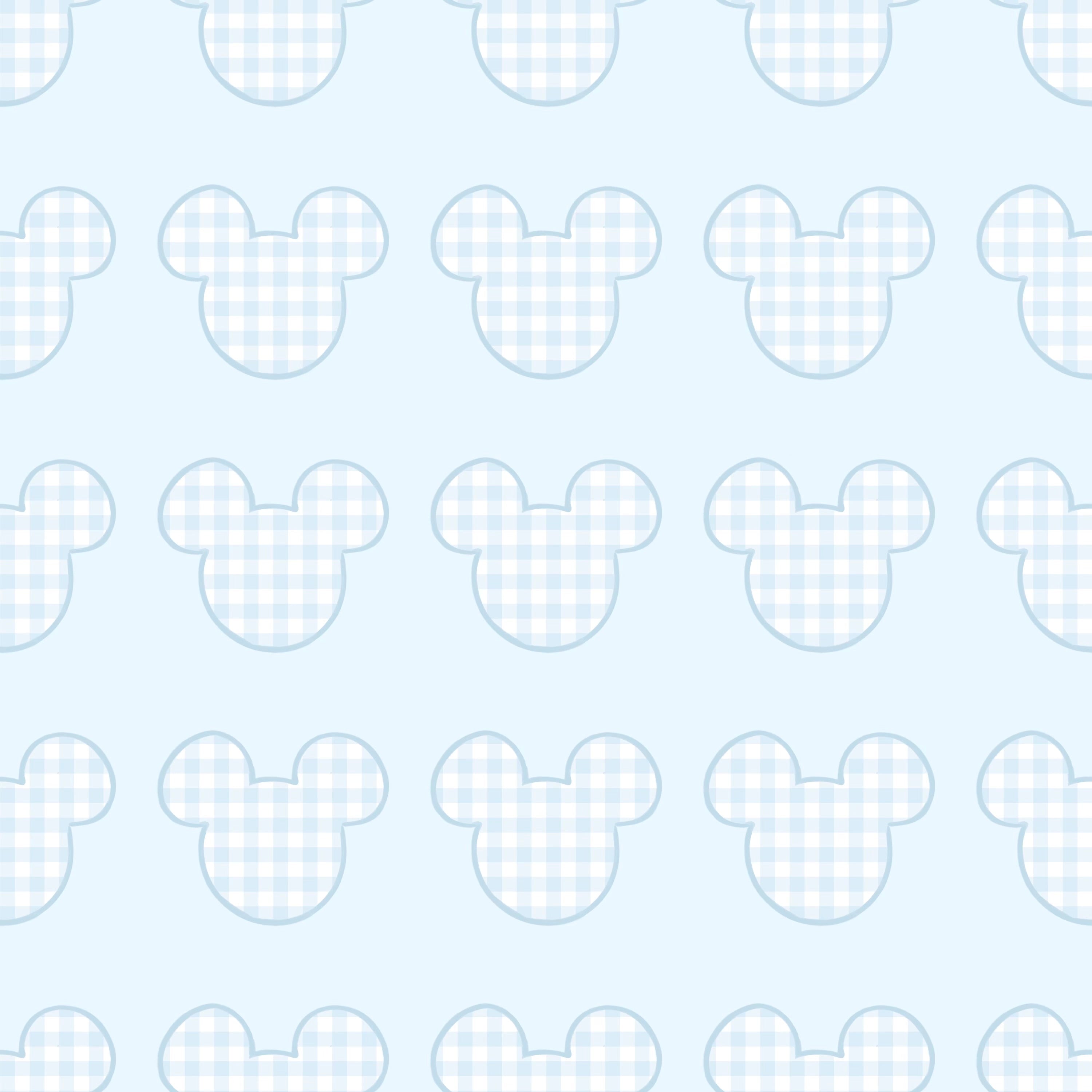 PRE ORDER Boys Gingham Mouse Bamboo Pajama Pant Set