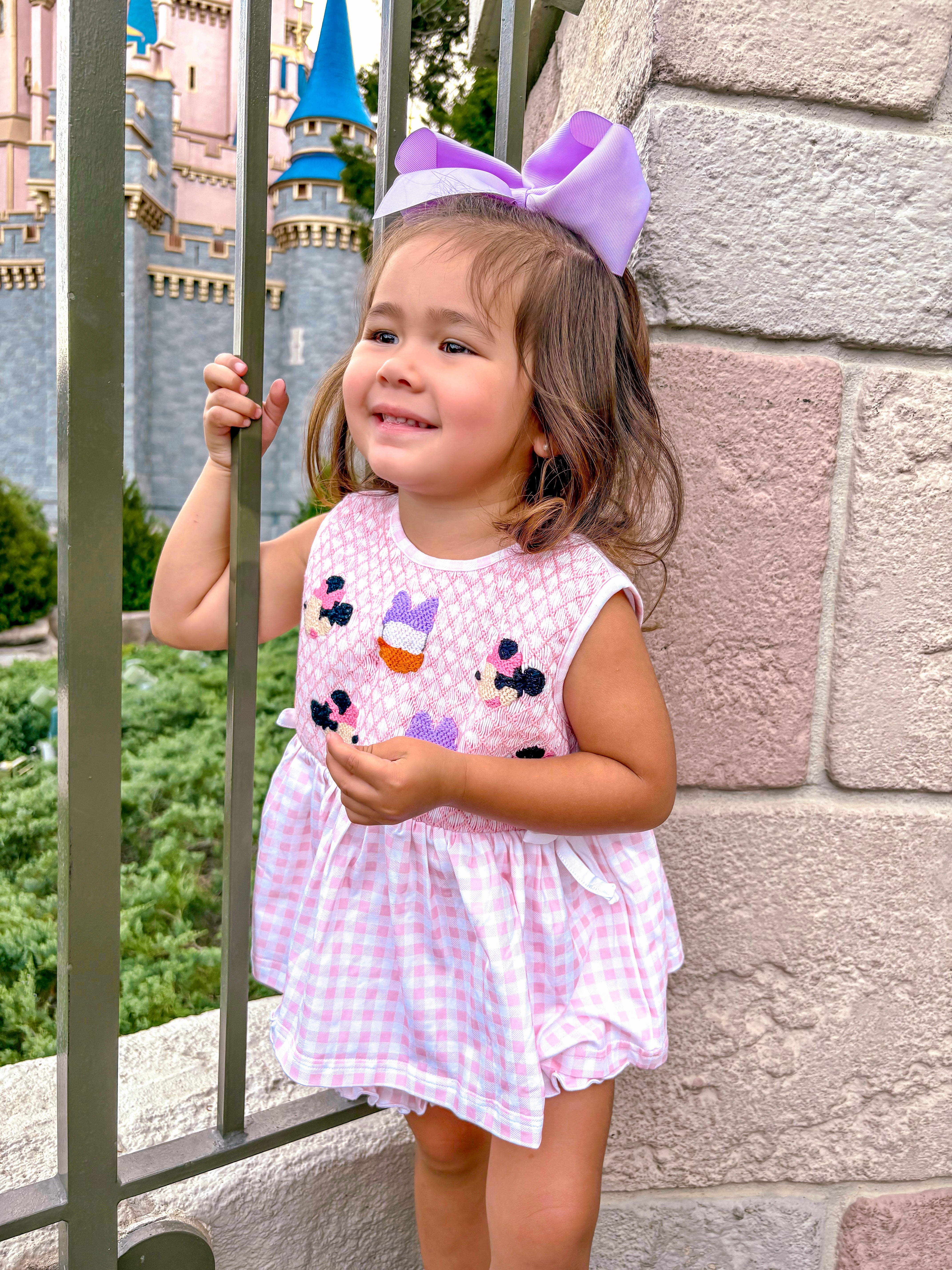 Girls Smocked Mouse & Duck Short Set RTS