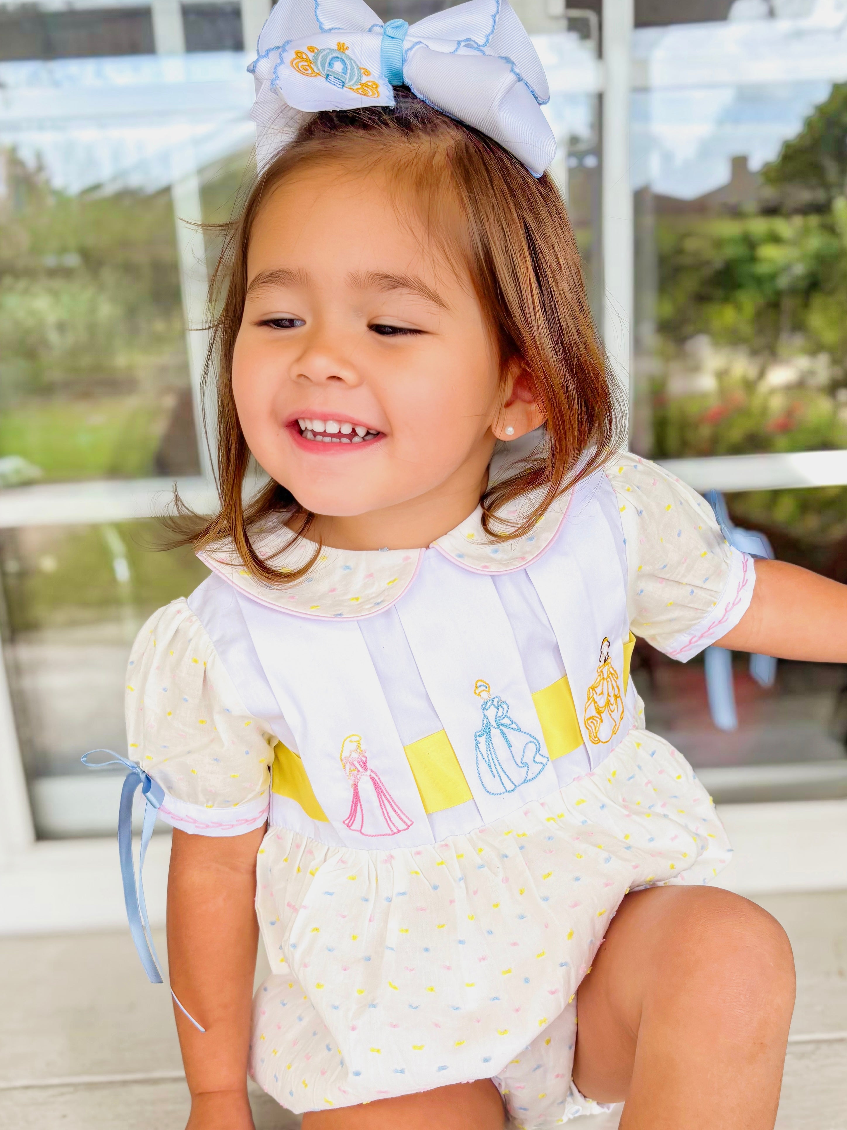 Girls Princess Embroidery Bubble RTS