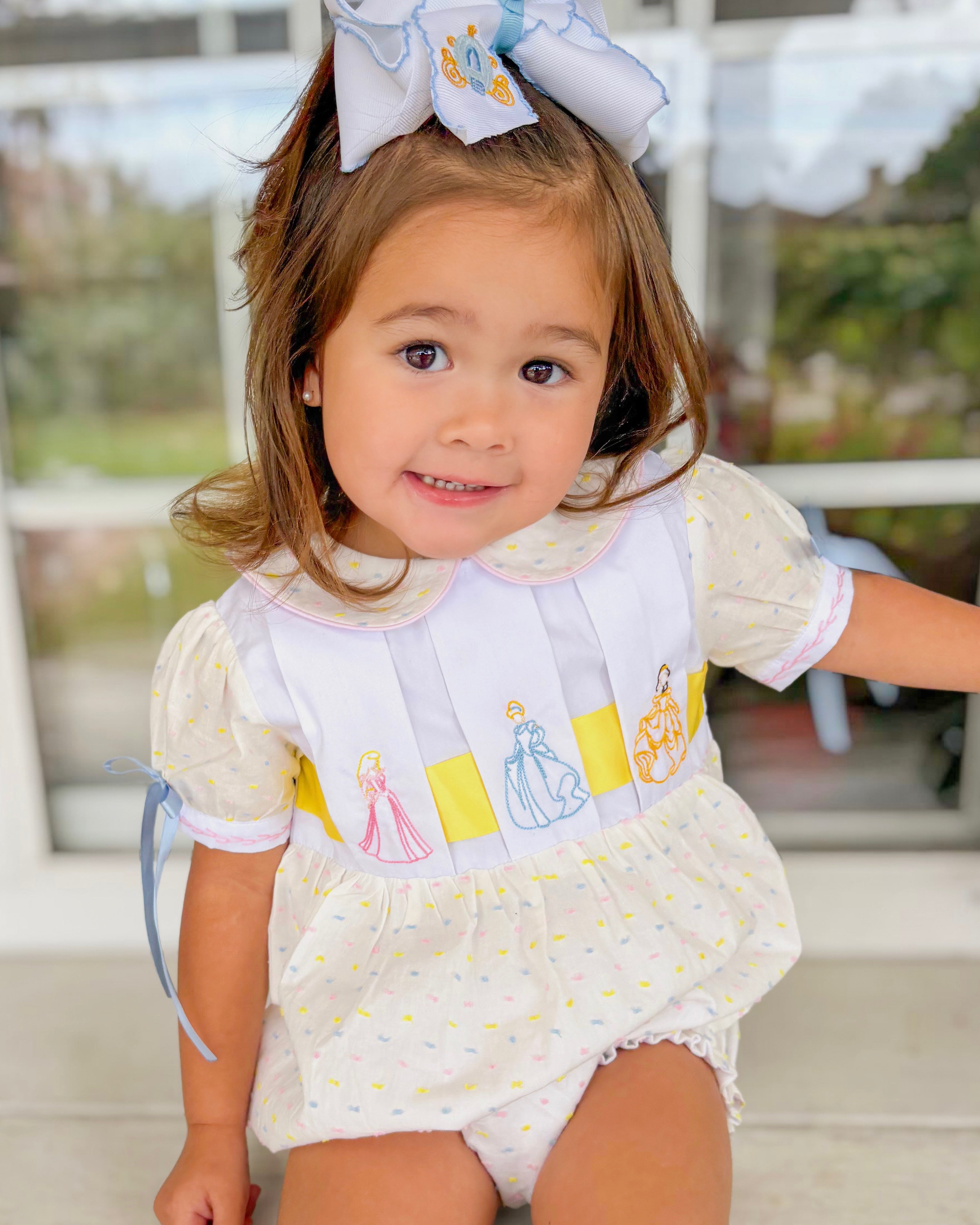 Girls Princess Embroidery Bubble RTS