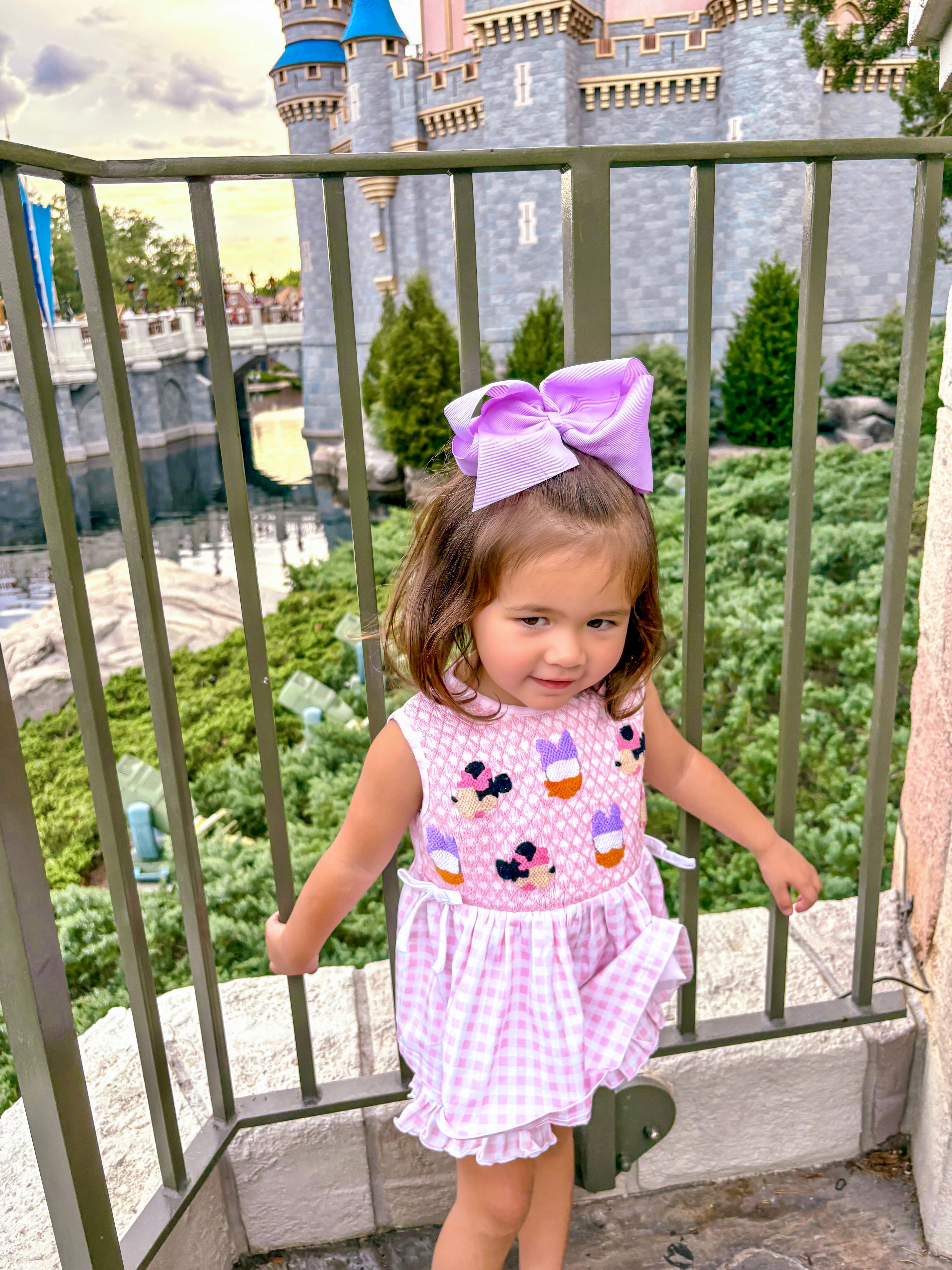 Girls Smocked Mouse & Duck Short Set RTS
