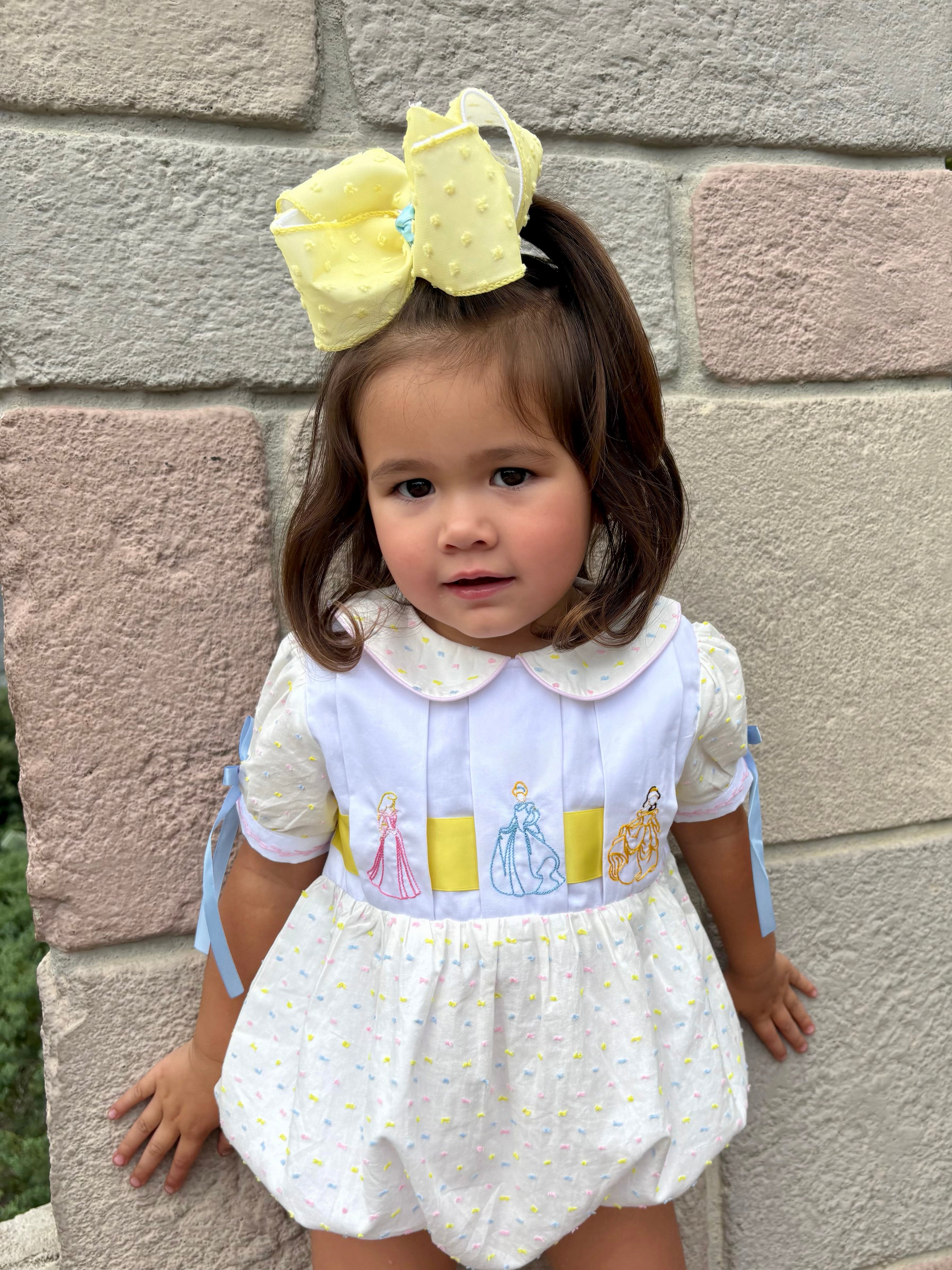 Girls Princess Embroidery Bubble RTS