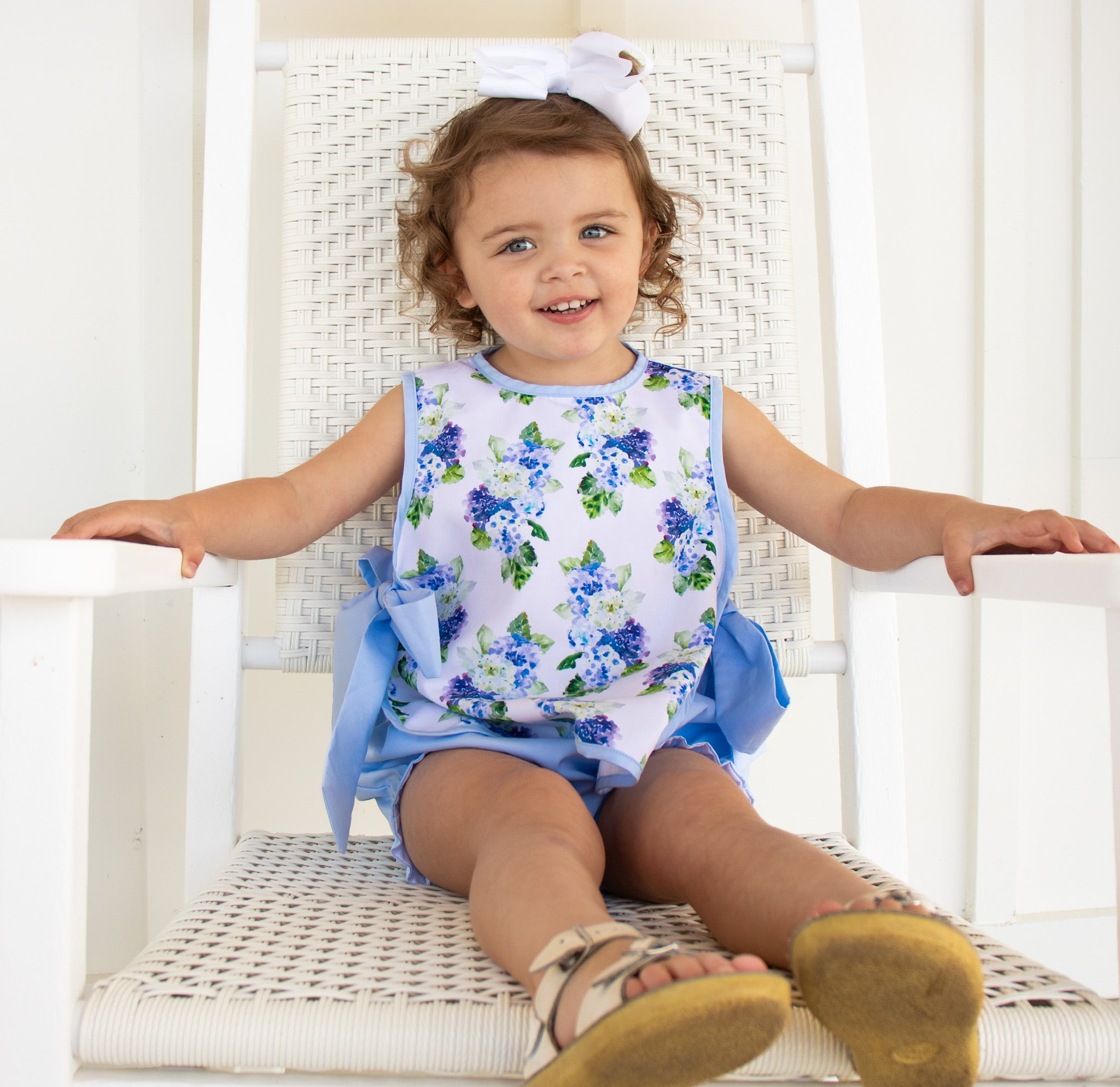 Girls Hydrangea Bloomer Set