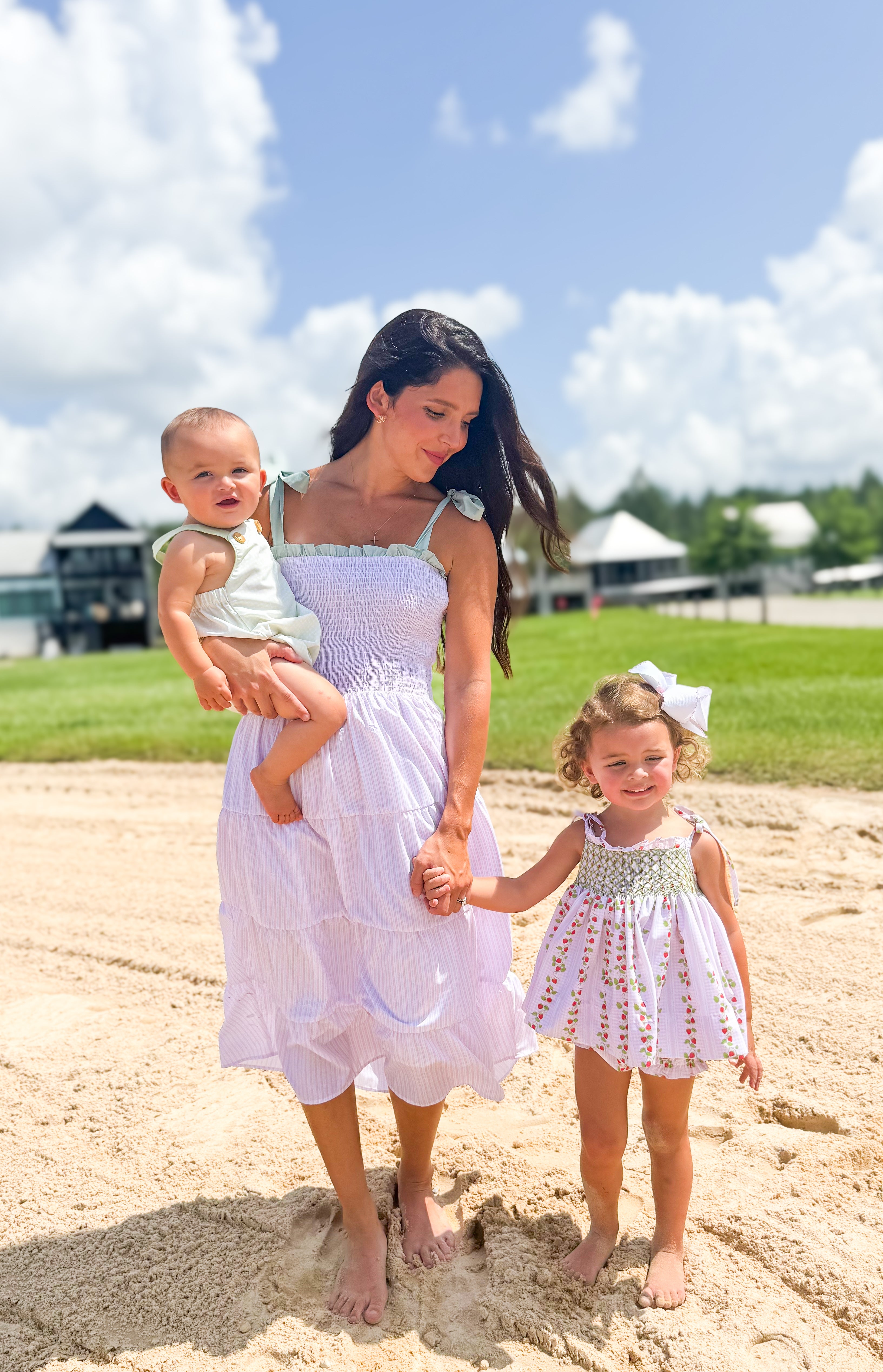 Women’s Match Smocked Dress