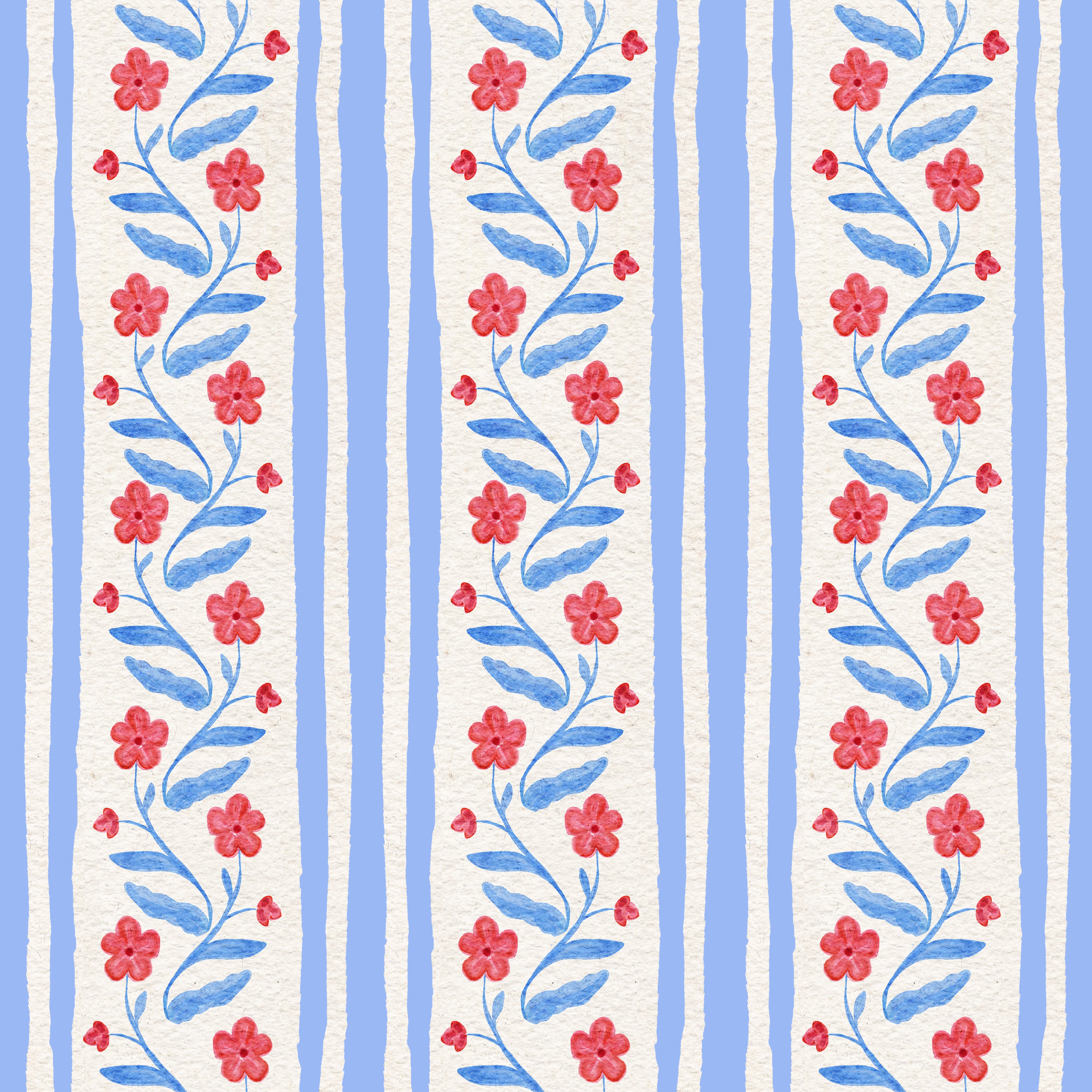 Girls Patriotic Floral Dress