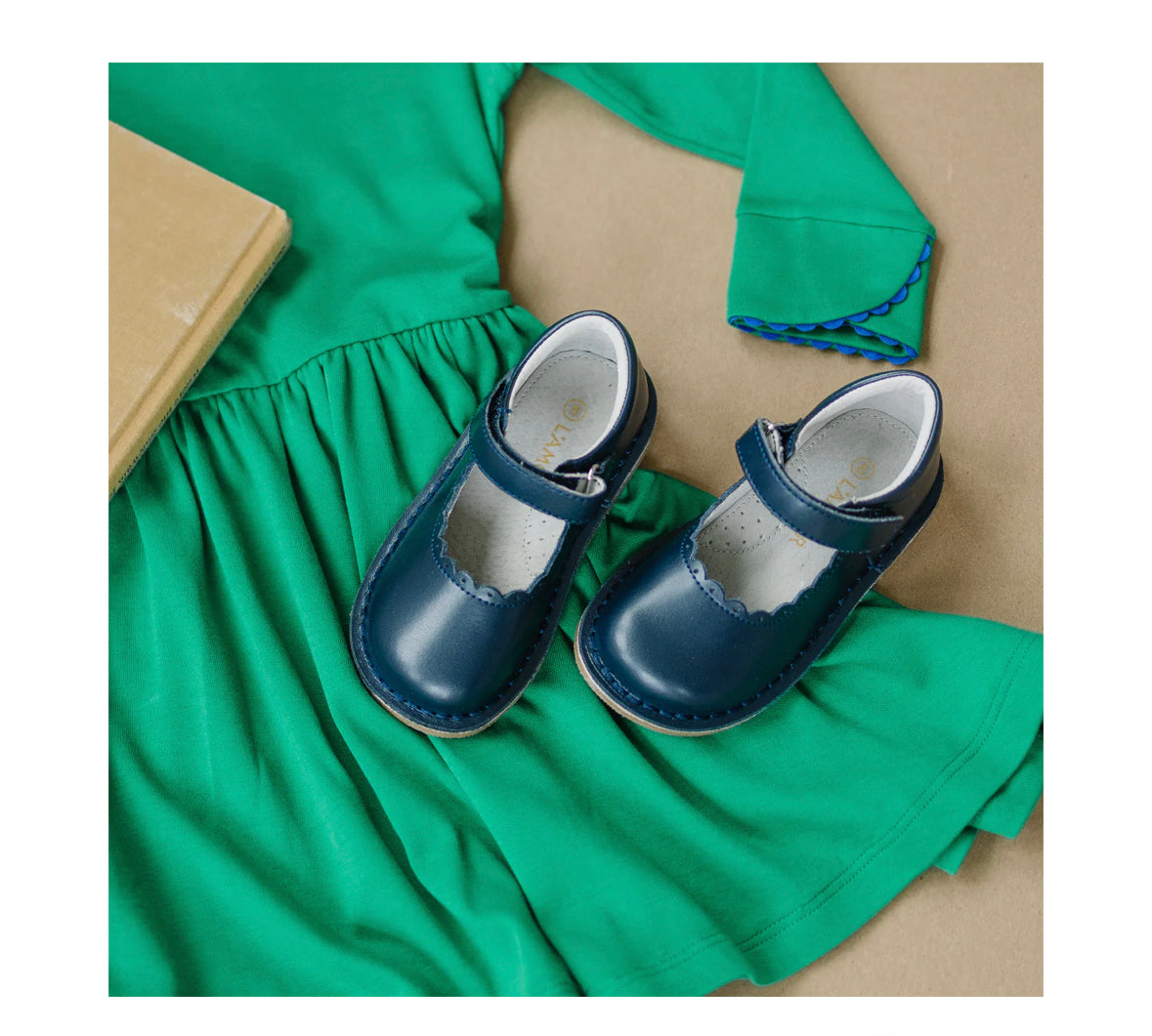Pre Order Caitlin Scalloped Mary Jane
