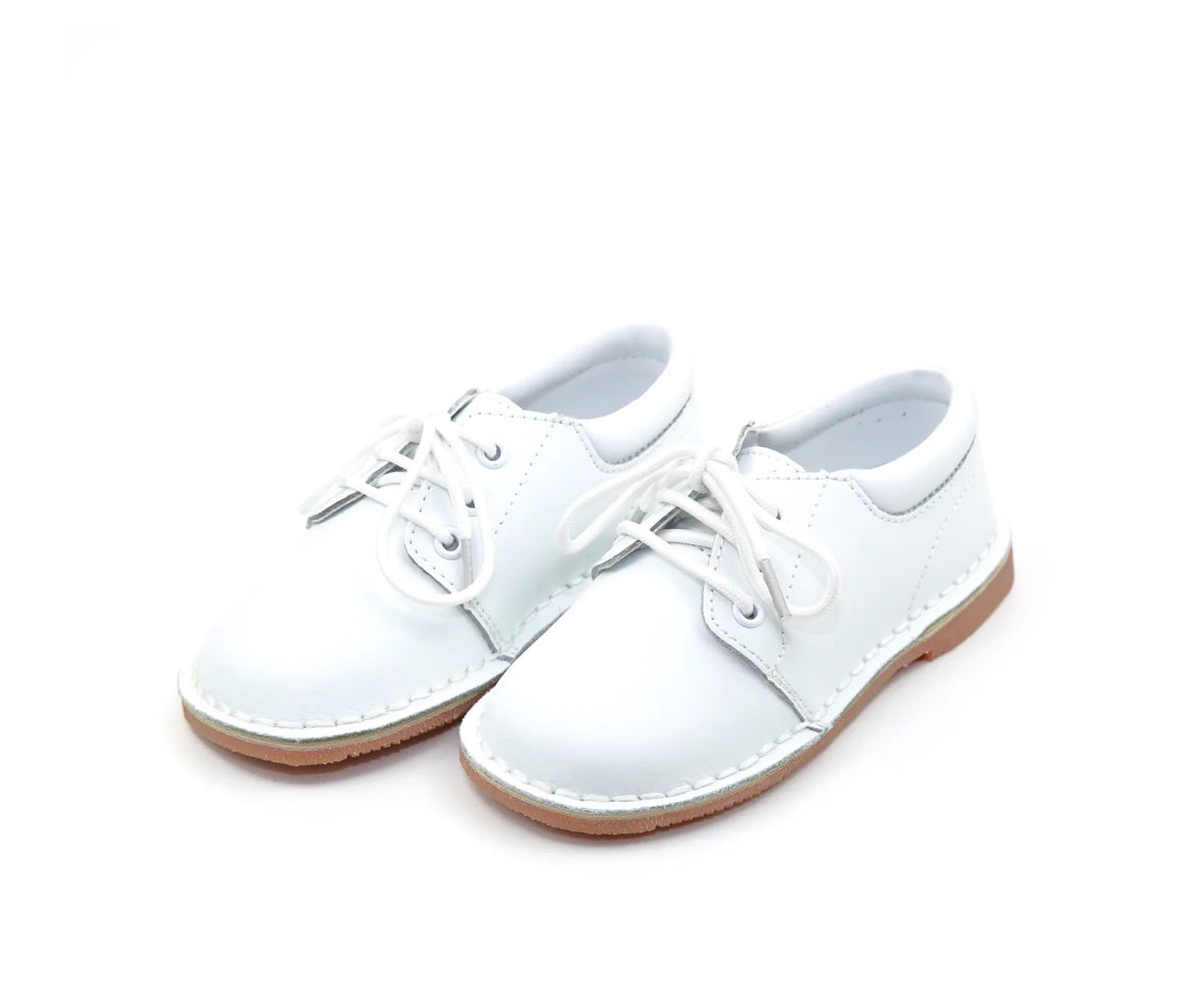 PRE ORDER Tyler White Leather Lace Up Shoe