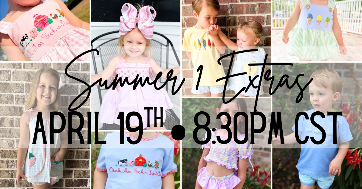 Sunny Side Summer Extras!