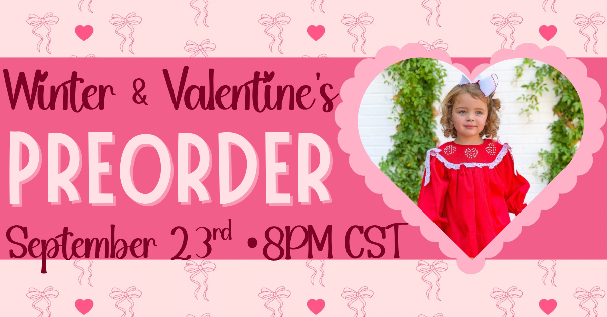 Valentines/Winter PRE ORDER ETA: JANUARY