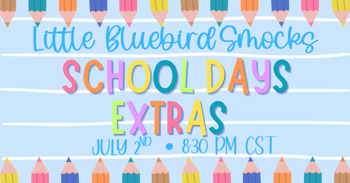 School Days Extras Drop ✏️📚🍎