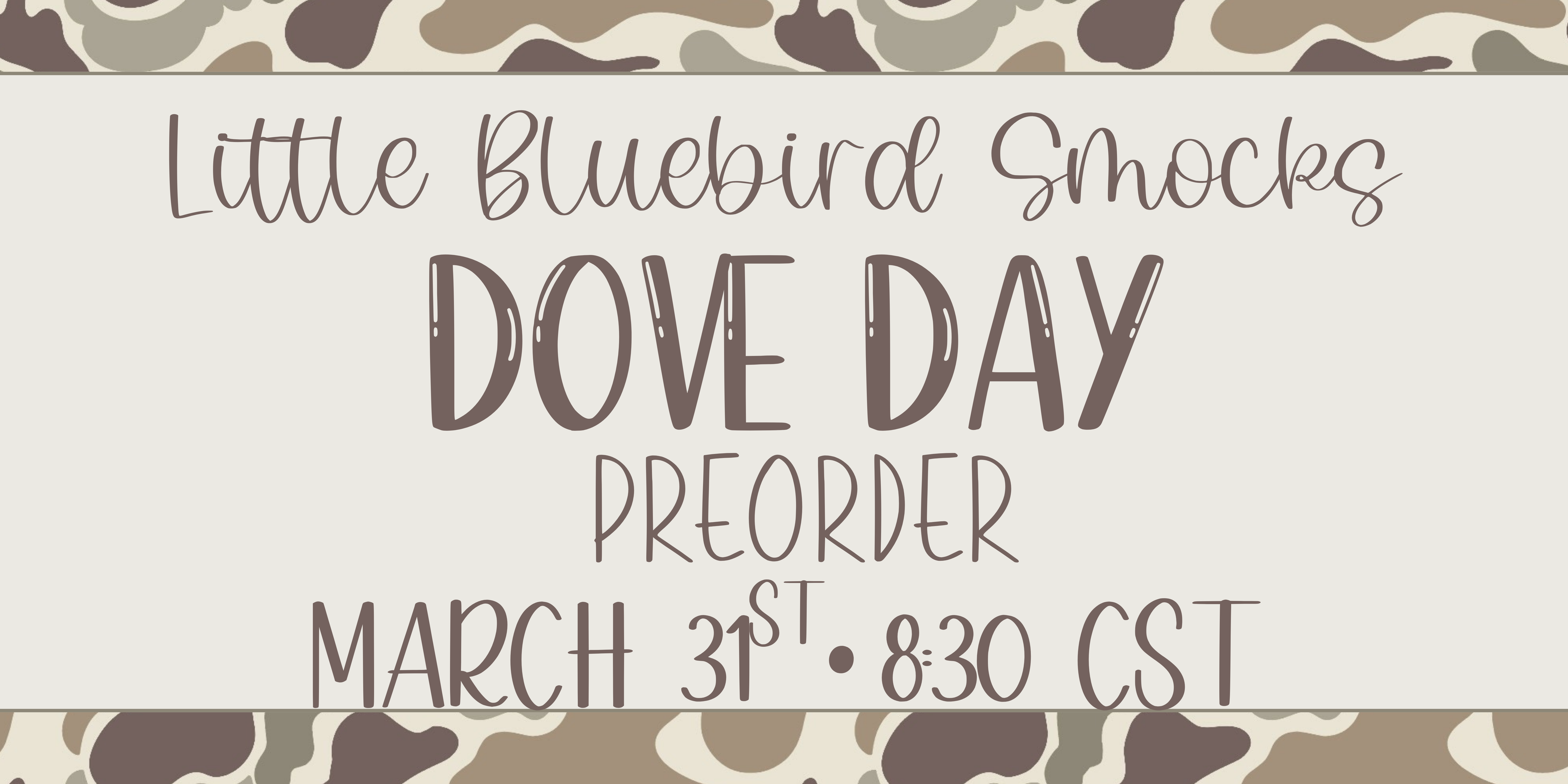 Dove Day Preorder | ETA to LBS: JULY 💚🤎