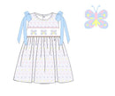 PRE ORDER Girls Smocked Butterfly’s Dress  ETA: MAY