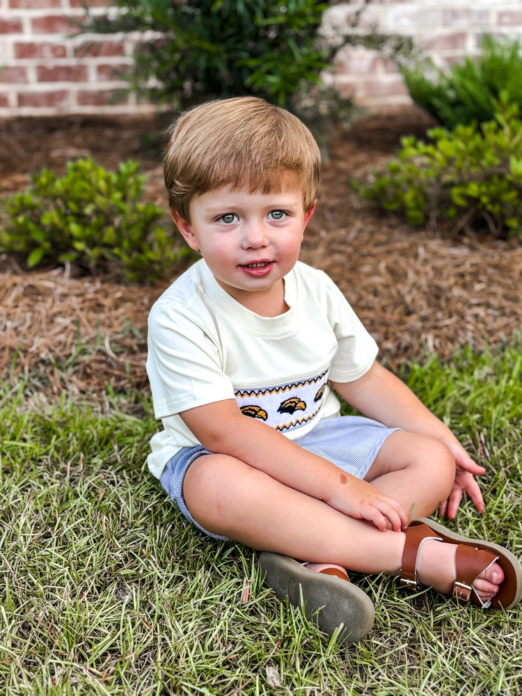 Boys Smocked USM Short Set