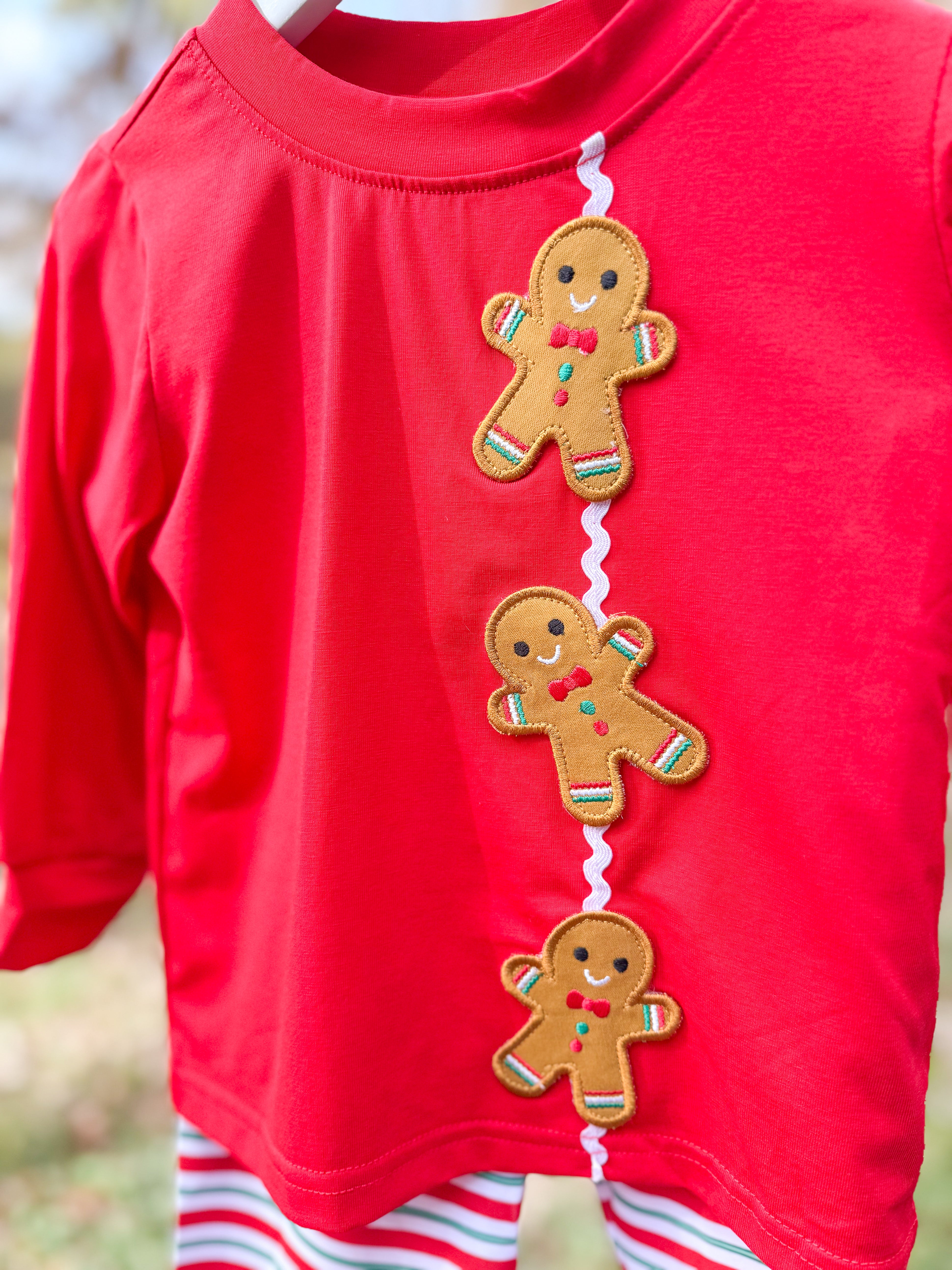 Boys 3D Gingerbread Lane Pant Set