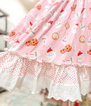 Girls Cookies & Milk Knit Gown