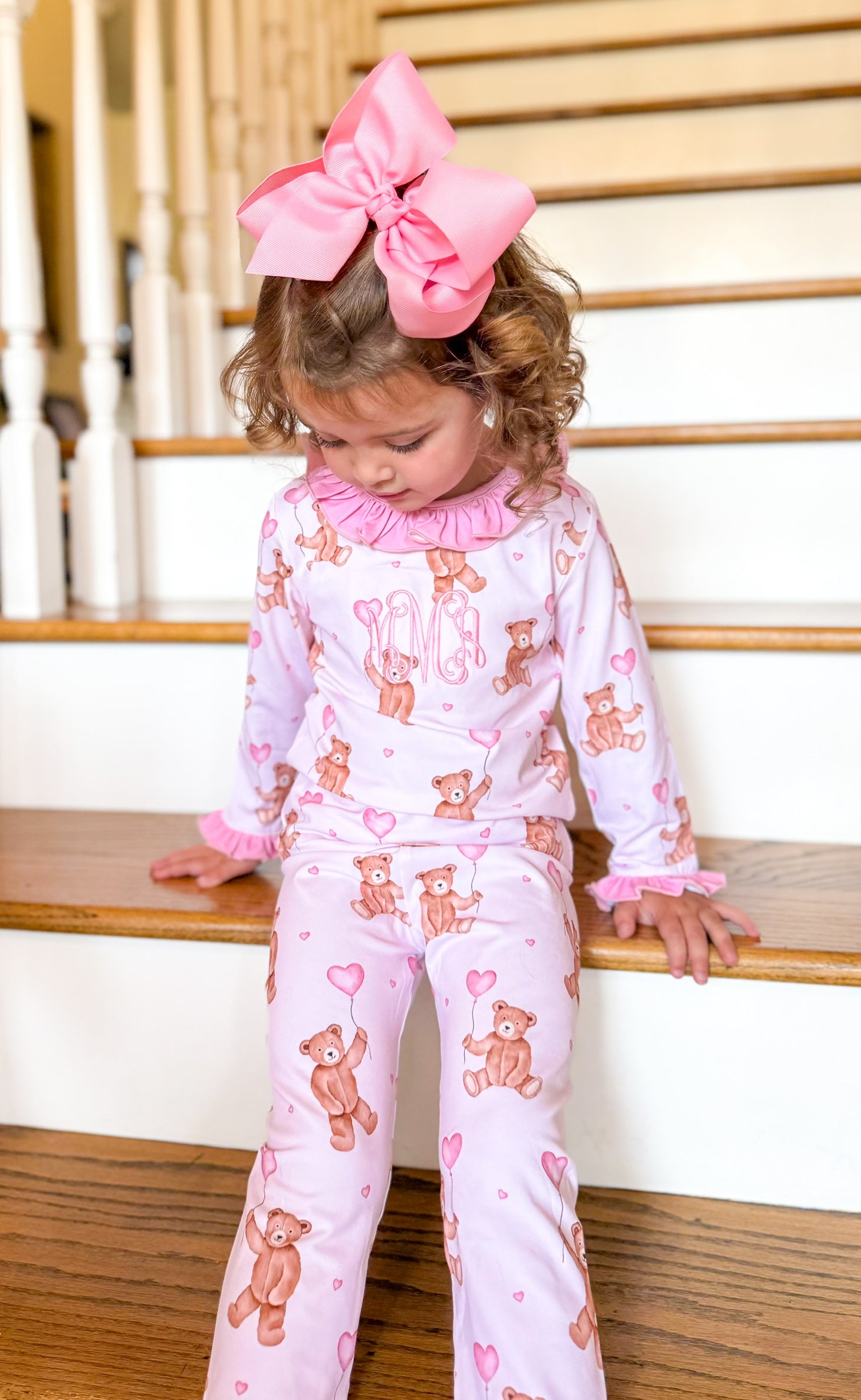 Girls Beary Sweet Knit Lounge Set
