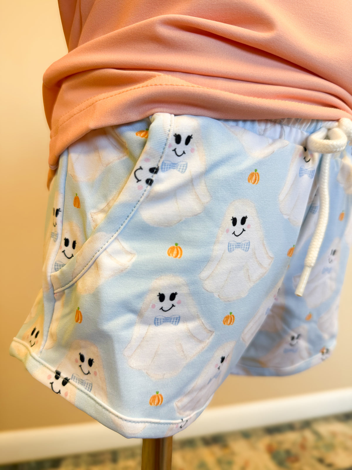 Boys “BOO” Friendly Ghosts Short Set