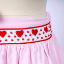 PRE ORDER Girls Pearl of my Heart Smocked Skort Set | ETA to LBS: DECEMBER