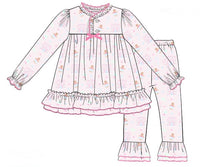 PRE ORDER Girls Gingerbread Dreams Knit 2-Piece Lounge Set | ETA to LBS: OCTOBER