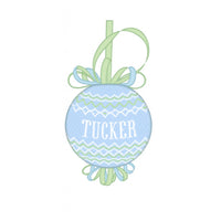PRE ORDER Boys Dreaming of a Blue Christmas Smocked Ornament | ETA to LBS: OCTOBER