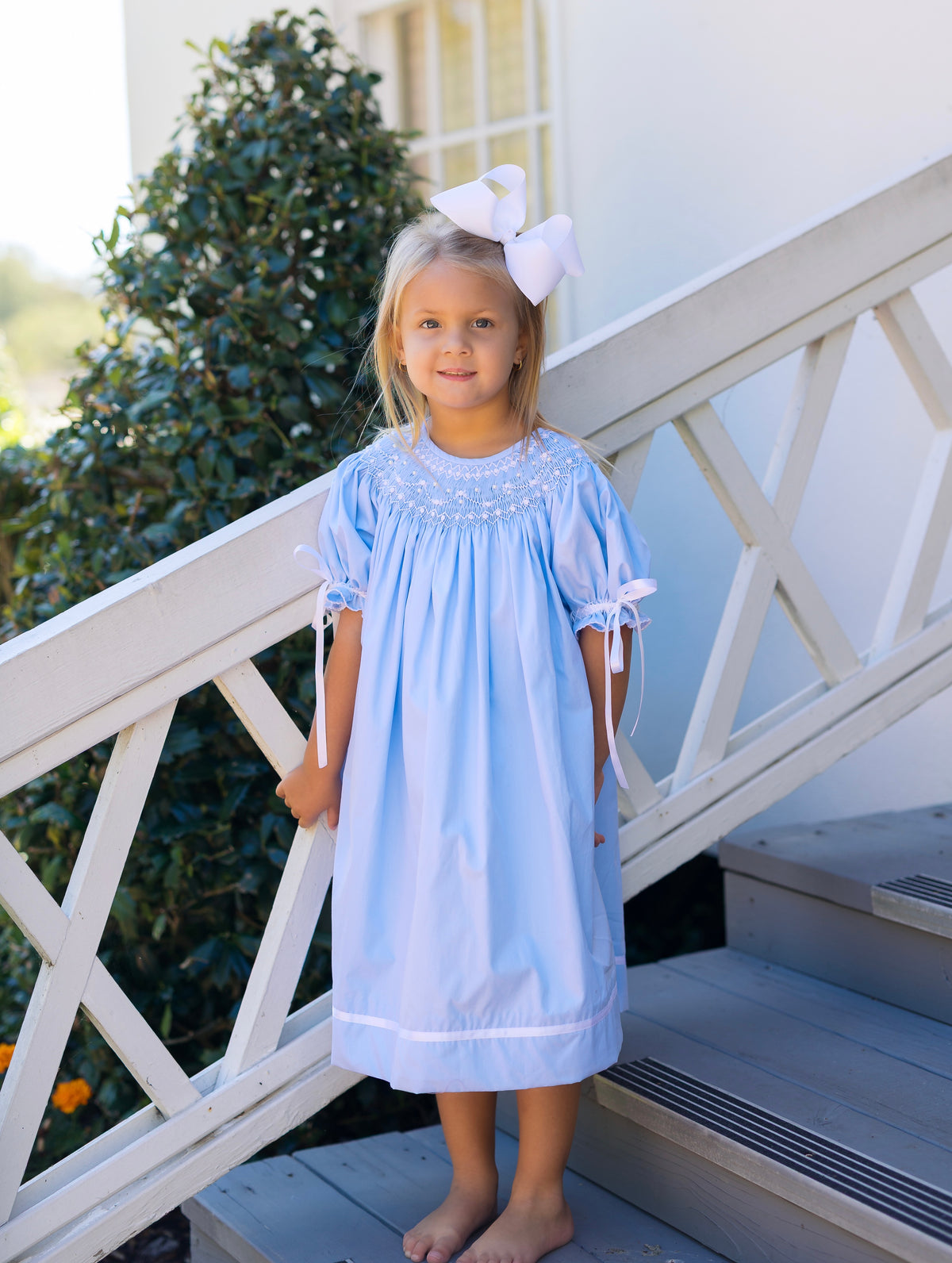 PRE ORDER Girls Smocked Timeless Treasures Heirloom Bloomer Set & Dress | ETA to LBS: FEBRUARY