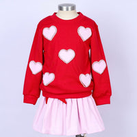 PRE ORDER Girls Pearl of my Heart Smocked Skort Set | ETA to LBS: DECEMBER
