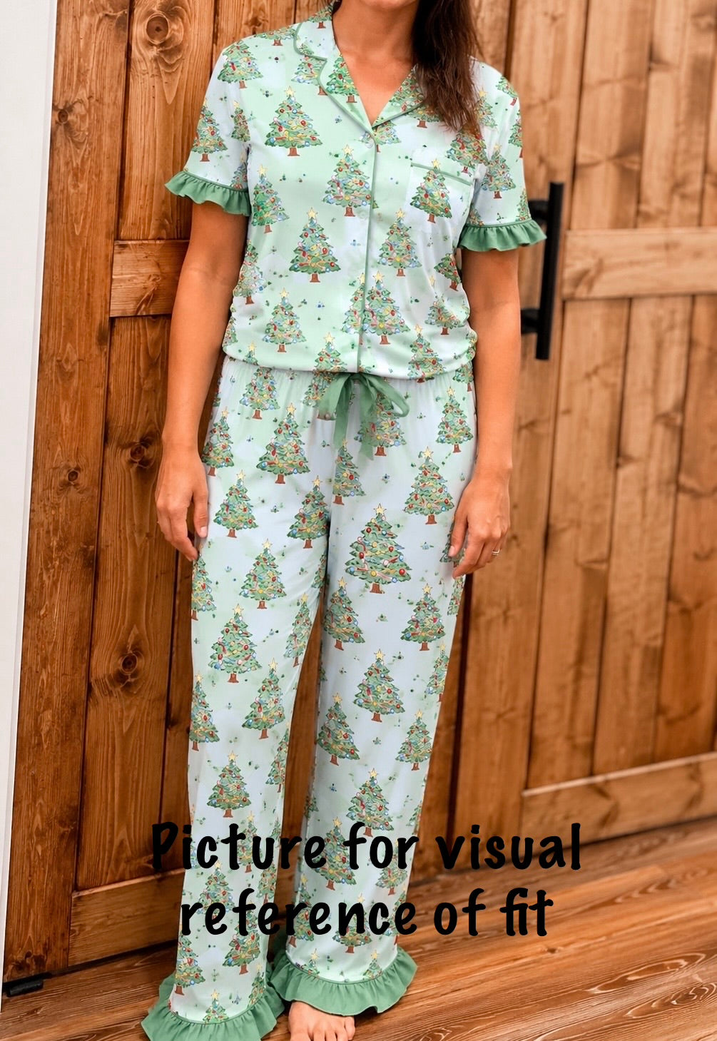 PRE ORDER Women's Rockin’ Around the Christmas Tree Knit Lounge Pant Set | ETA to LBS: OCTOBER