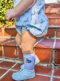 Embroidered Bunny Knee High Socks | ETA to LBS: LATE FEBRUARY