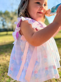 Girls Southern Blossom Bloomer Set