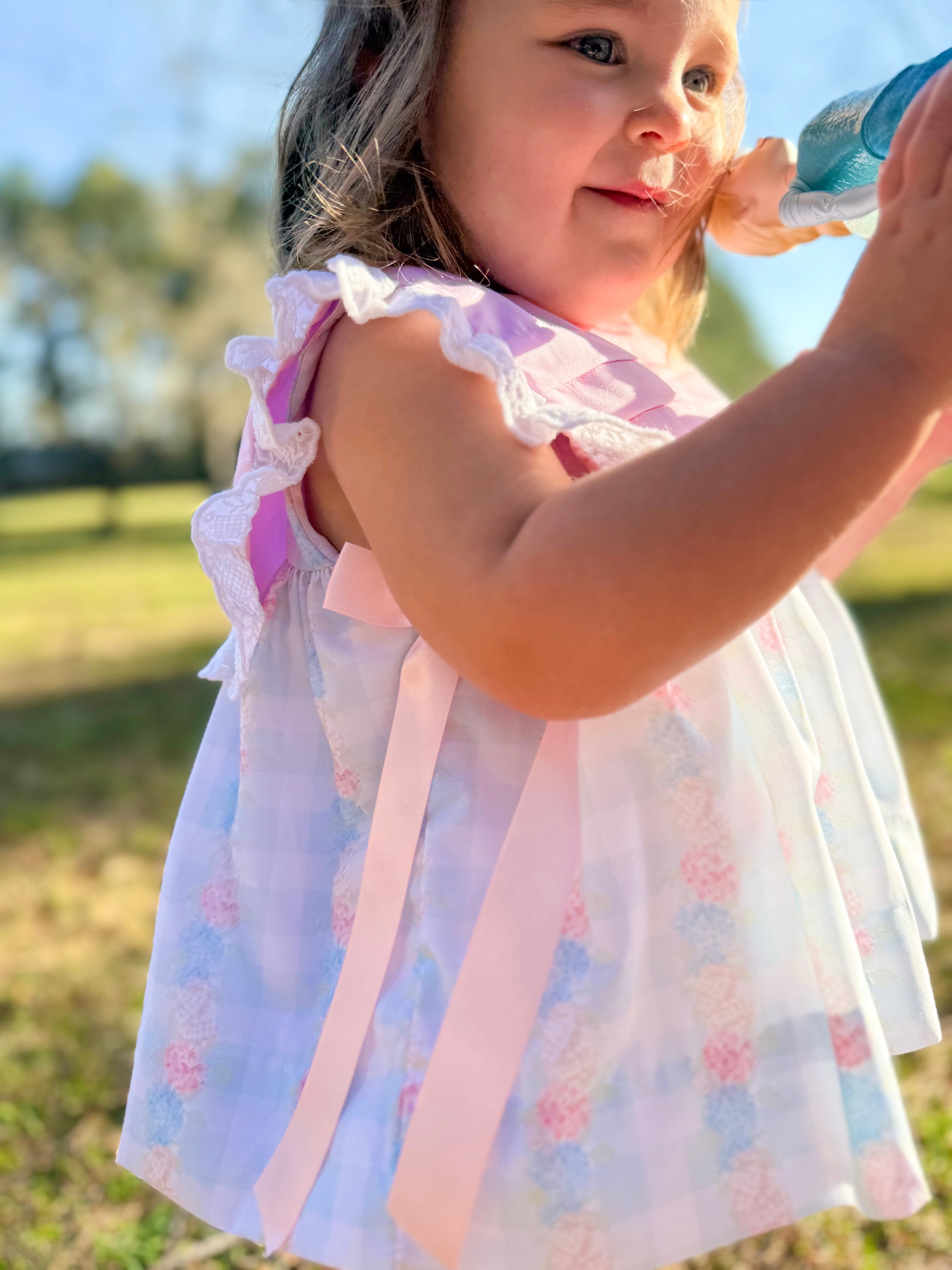 Girls Southern Blossom Bloomer Set