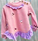 Girls Duck & Mouse Embroidered Sweater