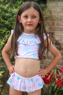 Girls Sally Sells Seashells Smocked 2 Piece UPF 50+