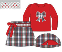 PRE ORDER Girls Tartan Plaid Skort Set  | ETA to LBS: OCTOBER
