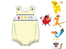 Boys Smocked Circle of Life Bubble