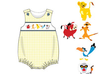 Boys Smocked Circle of Life Bubble