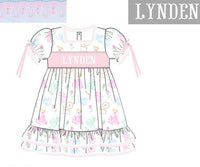 Girls “Once Upon a Time” Smocked Enchanted Slumber Bloomer Set & Dress
