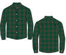 Mens Evergreen Plaid Button Down Shirt