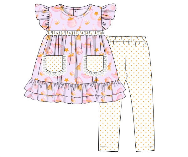 Girls Magic Potion Leggings Set